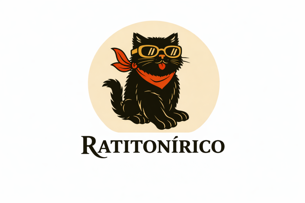 logo Ratitonírico gato mudas enfoque mental